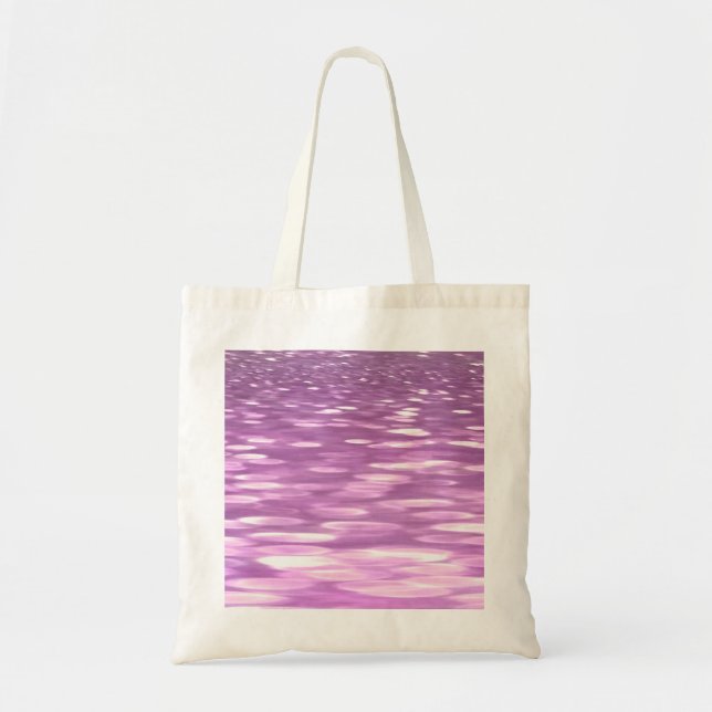 Abstract #3: Lilac Shimmer Tote Bag (Front)