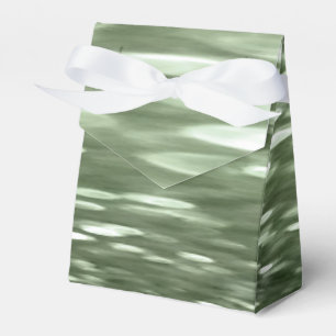 Abstract #3: Olive green blur Favor Box