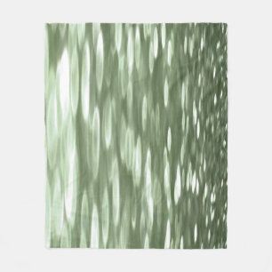Abstract #3: Olive green blur Fleece Blanket