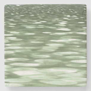 Abstract #3: Olive green blur Stone Coaster