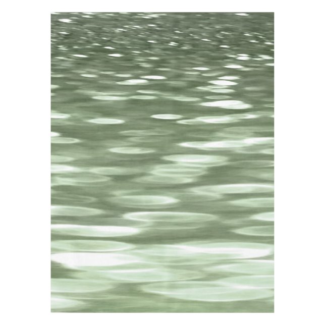 Abstract #3: Olive green blur Tablecloth (Front)