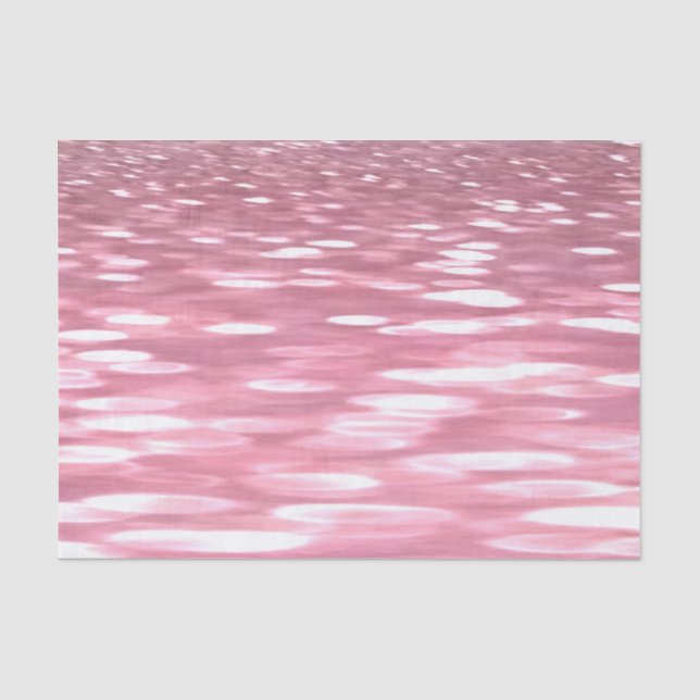 Abstract #3: Pink shimmer Tissue Paper (Front)