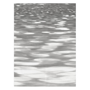 Abstract #3: Silver grey shimmer Tablecloth