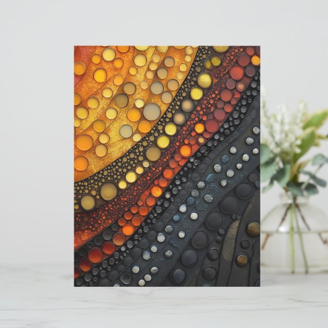 Abstract 3D Design Scrapbook Paper (Standing Front)