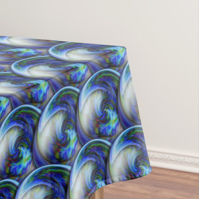 Abstract 3D  Modern Bubbles Tablecloth (In Situ)