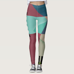 Abstract #410 leggings