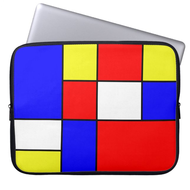 Abstract #414 laptop sleeve (Front)