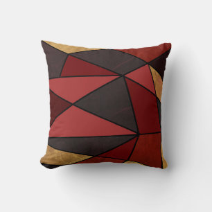 Abstract #464 throw pillow