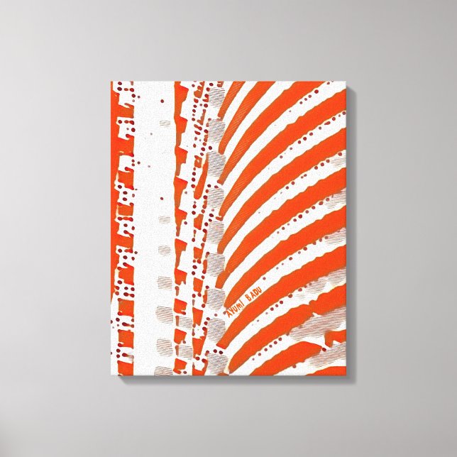 Abstract 48 - Stacked Economy Acrylic Texture Canvas Print (Front)