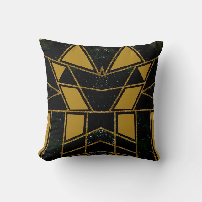 Abstract #545 throw pillow (Front)
