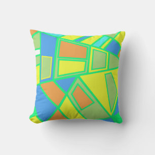 Abstract #552 throw pillow