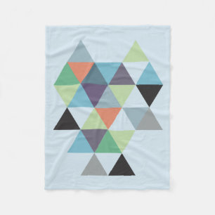 Abstract #587 fleece blanket