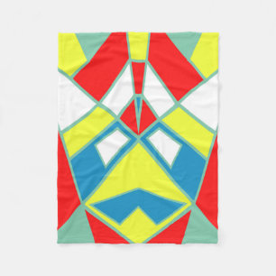 Abstract #601 fleece blanket