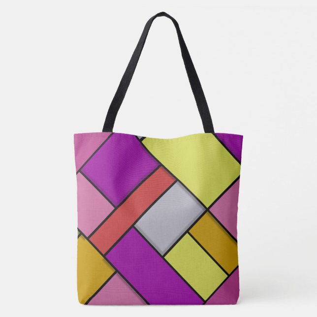 Abstract #60 tote bag (Back)