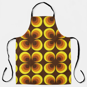 Abstract. 60s colourful seamless pattern, retro st apron