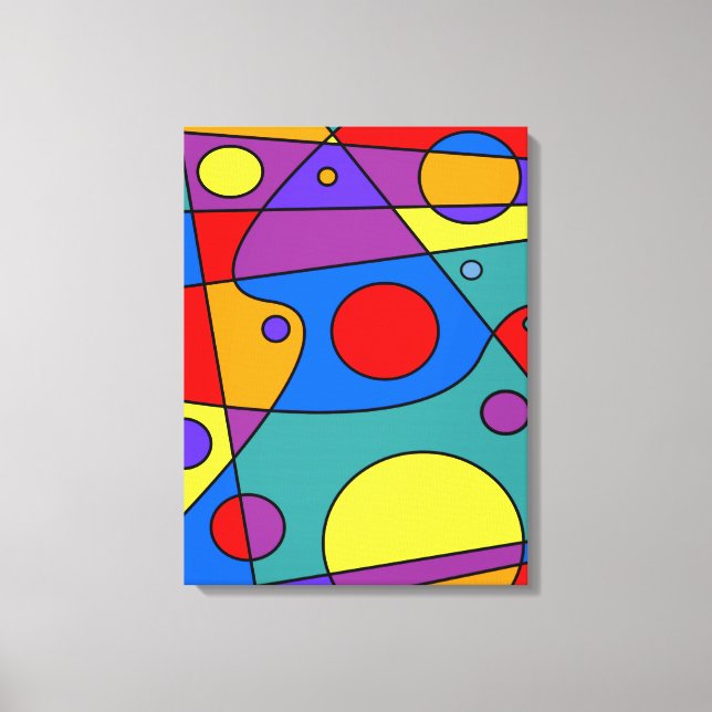 Abstract #71 canvas print (Front)