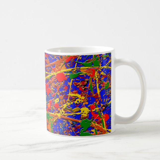 Abstract #741 coffee mug (Right)