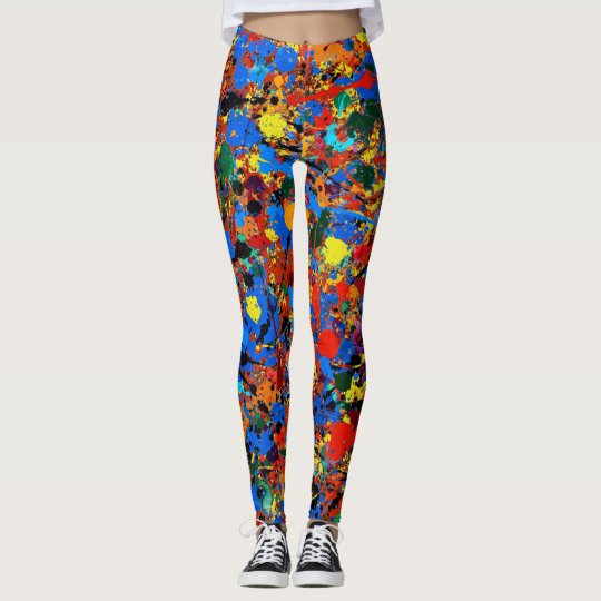 Abstract #744 Veronica Leggings