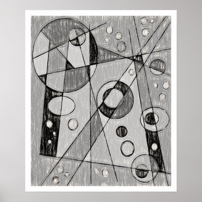 Abstract #747 Sketch Poster (Front)