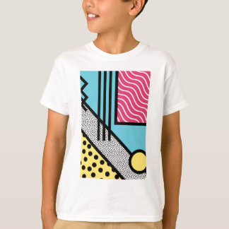 Abstract 80s memphis pop art style graphics T-Shirt