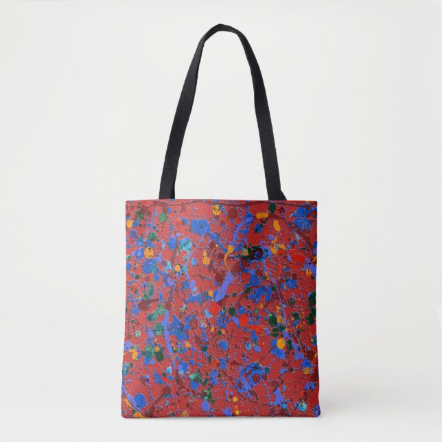 Abstract #906 Customizable Tote Bag (Front)