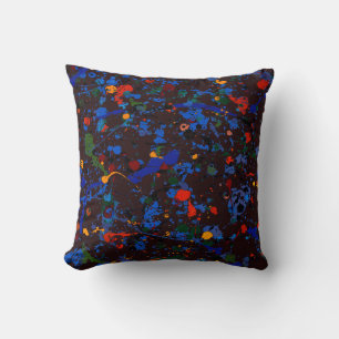 Abstract #909 throw pillow