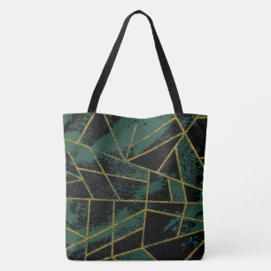 Abstract #941 Green Tote Bag