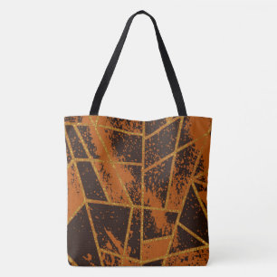 Abstract #944 Brown Tote Bag