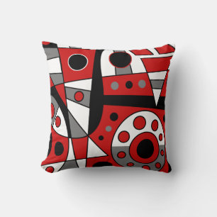 Abstract #946 throw pillow