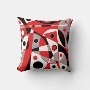 Abstract #961 throw pillow