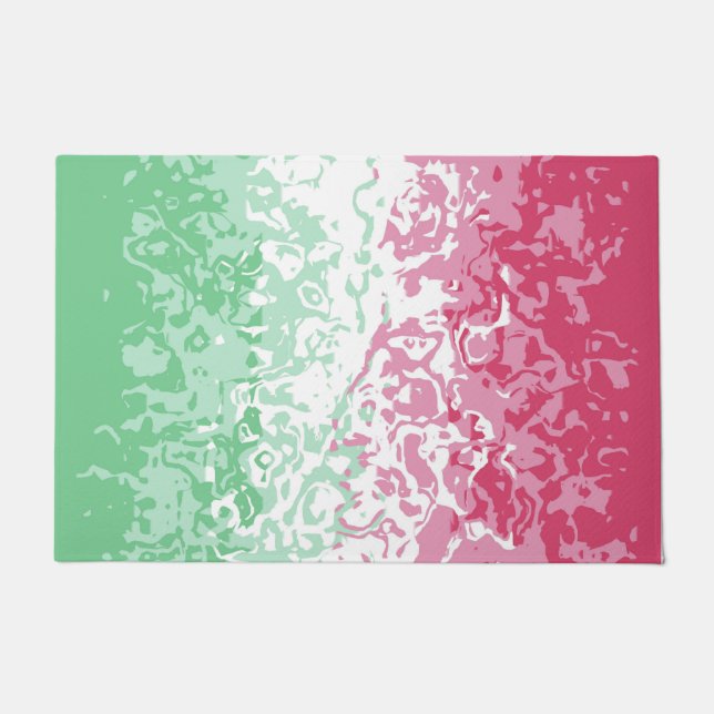 Abstract Abrosexual Pride Flag Doormat (Front)