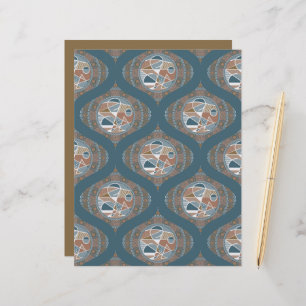 Abstract Accent Dot Mandala Retro Ogee Scrapbook