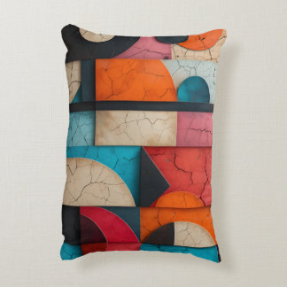 abstract accent pillow