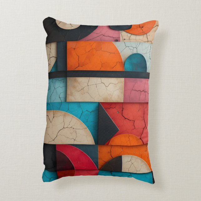 abstract accent pillow (Back(Vertical))