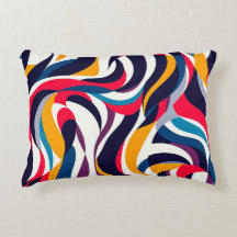 Abstract Accent Pillow