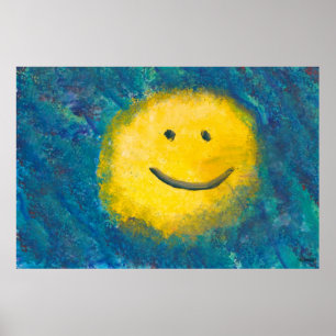 Abstract - Acrylic - Happy abstraction Poster