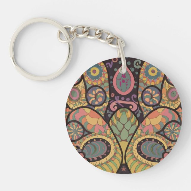Abstract acrylic keychain (Devant)