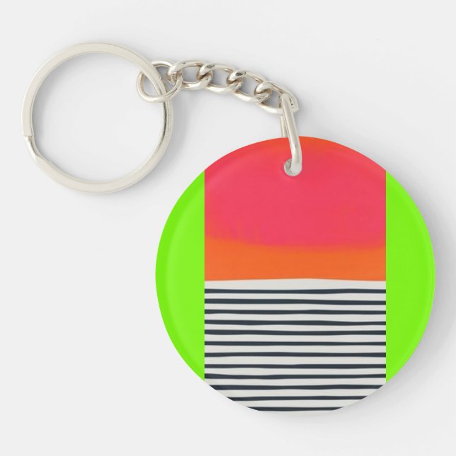 Abstract acrylic keychain (Devant)