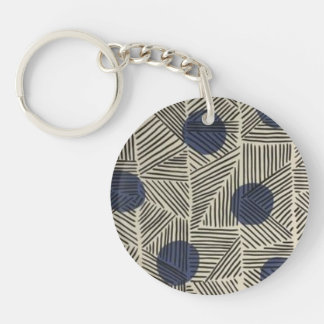 Abstract acrylic keychain