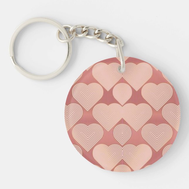 Abstract acrylic keychain (Front)