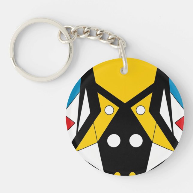 Abstract acrylic keychain (Devant)