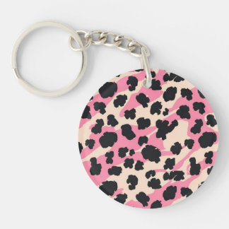 Abstract acrylic keychain