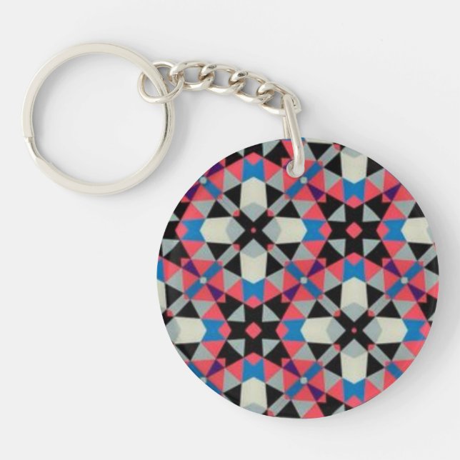 Abstract acrylic keychain (Front)