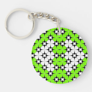 Abstract acrylic keychain