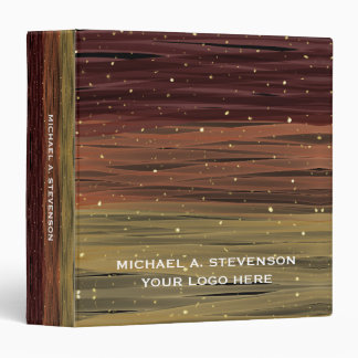 Abstract Acrylic Paint Strokes Name Binder