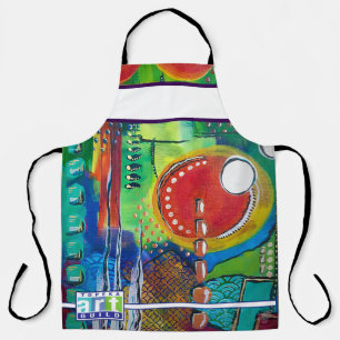 Abstract Acrylic Painting TAG Apron