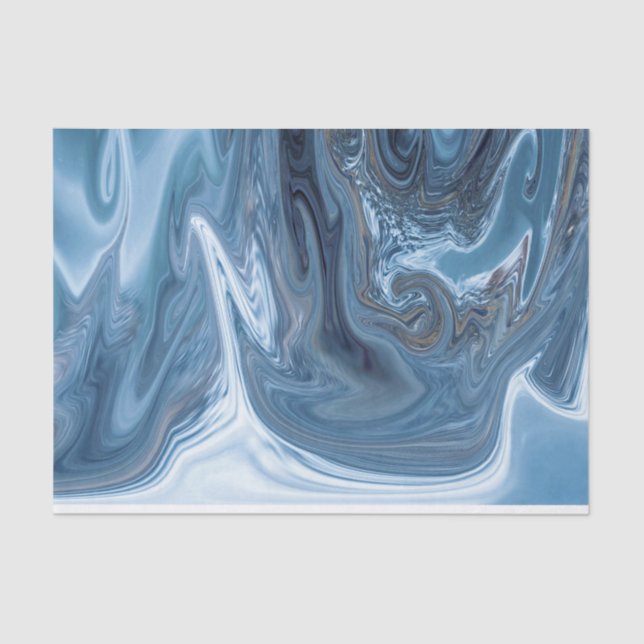 Abstract - Aerial Ocean Beautiful Tissue Paper (Front)