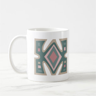 Abstract african geometric pattern coffee mug