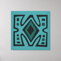 Abstract African geometric tribal pattern
