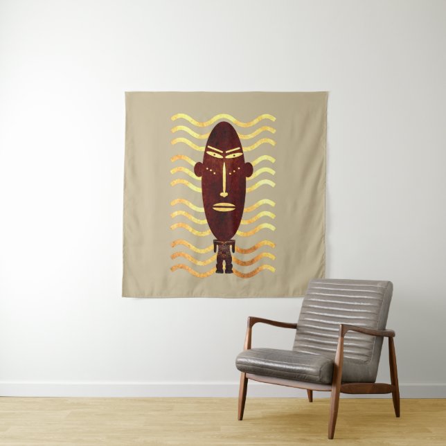 Abstract African indigenous art Tapestry (In Situ)